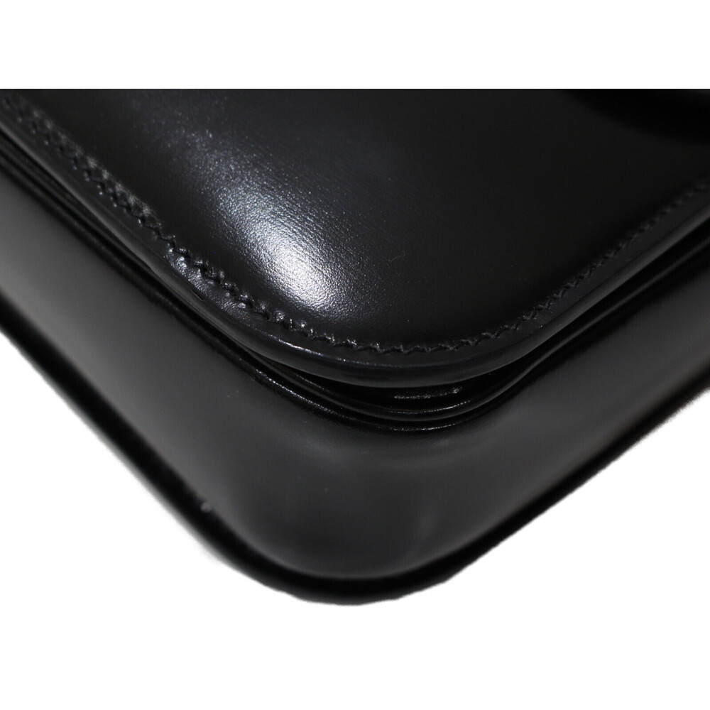 Celine Gold Calfskin Bag Lambskin Classic Triomphe Black Shoulder - Picture 5 of 7